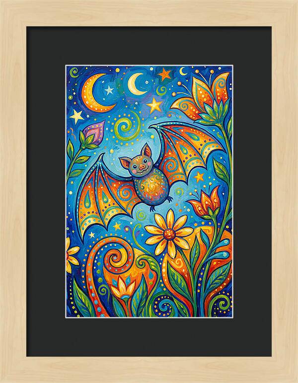Bat Folk In A Whimsical Garden