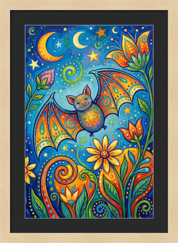 Bat Folk In A Whimsical Garden