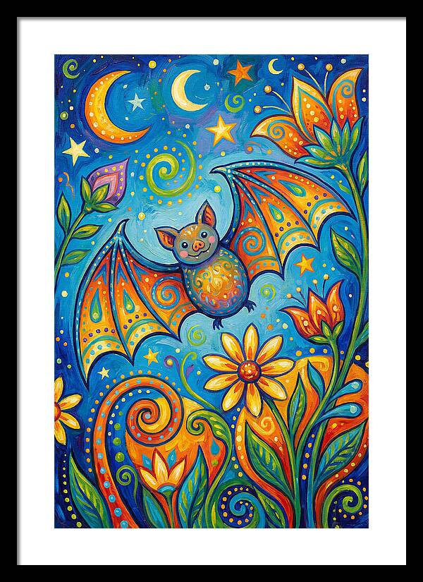 Bat Folk In A Whimsical Garden