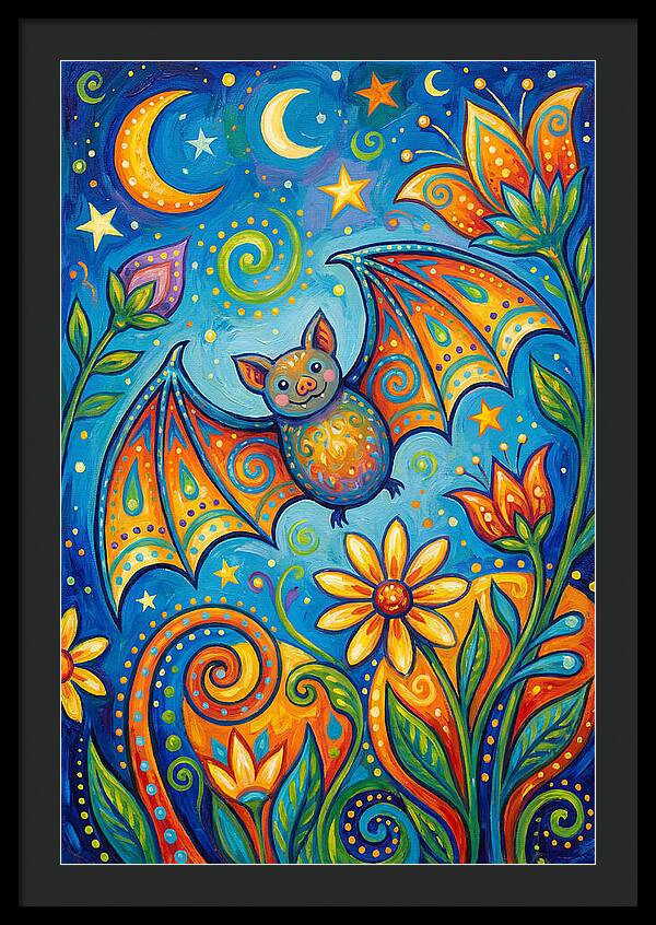 Bat Folk In A Whimsical Garden