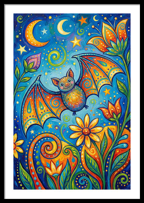 Bat Folk In A Whimsical Garden
