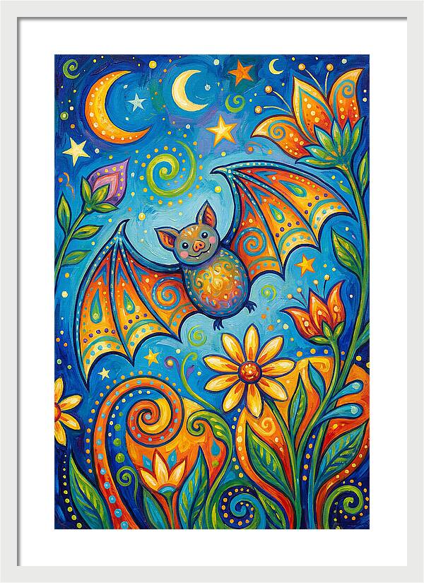 Bat Folk In A Whimsical Garden