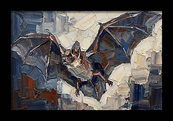 Bat In Abstract Blues