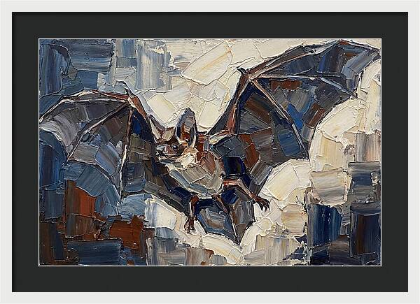Bat In Abstract Blues