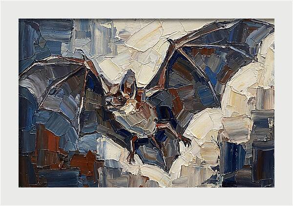 Bat In Abstract Blues