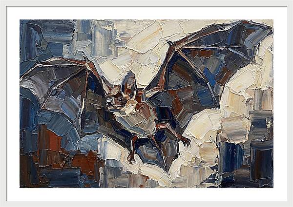 Bat In Abstract Blues