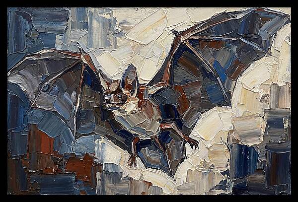 Bat In Abstract Blues