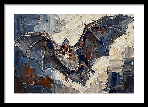 Bat In Abstract Blues