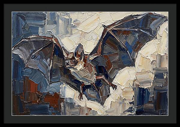Bat In Abstract Blues