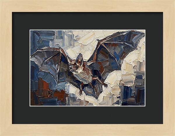 Bat In Abstract Blues