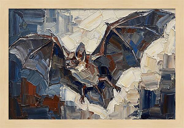 Bat In Abstract Blues