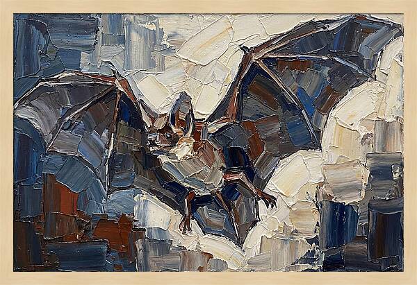 Bat In Abstract Blues