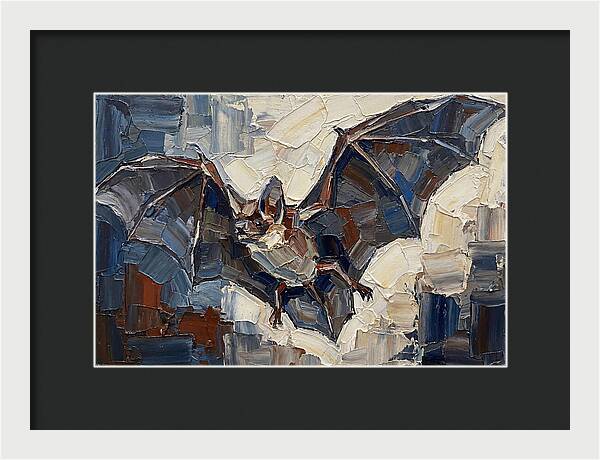 Bat In Abstract Blues