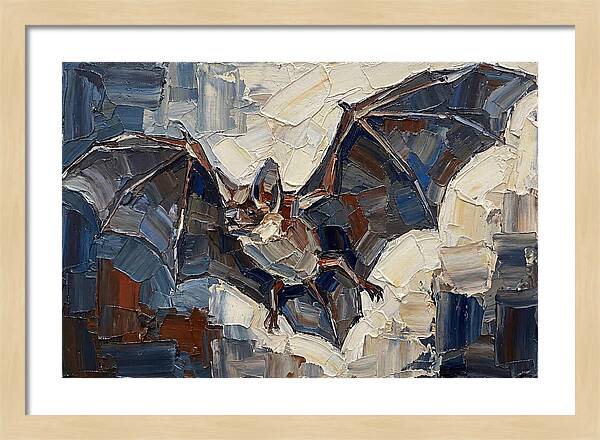Bat In Abstract Blues
