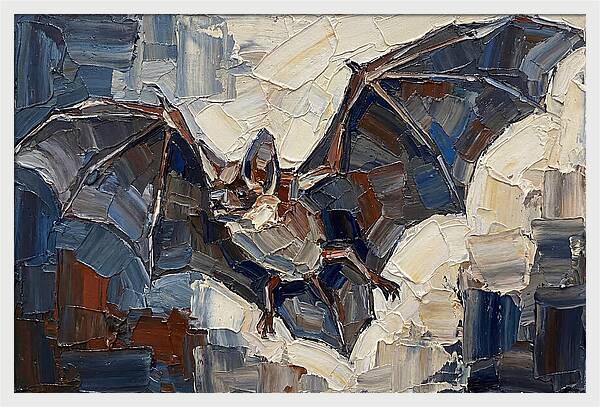 Bat In Abstract Blues