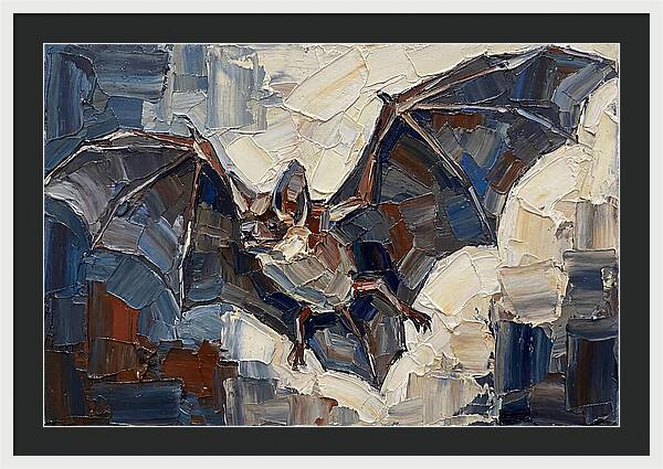 Bat In Abstract Blues