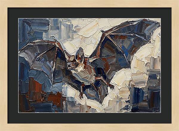 Bat In Abstract Blues