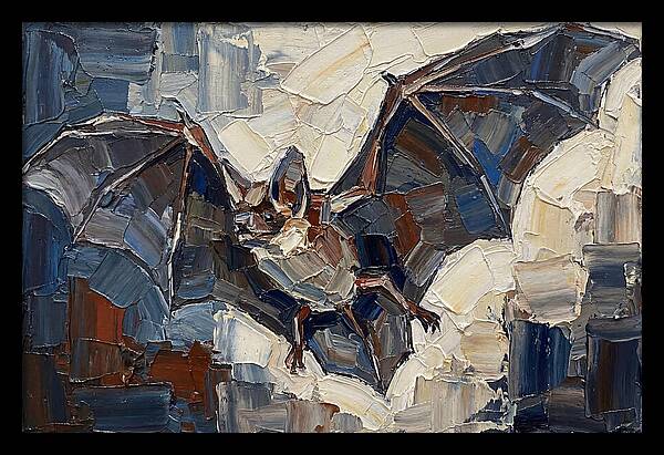 Bat In Abstract Blues