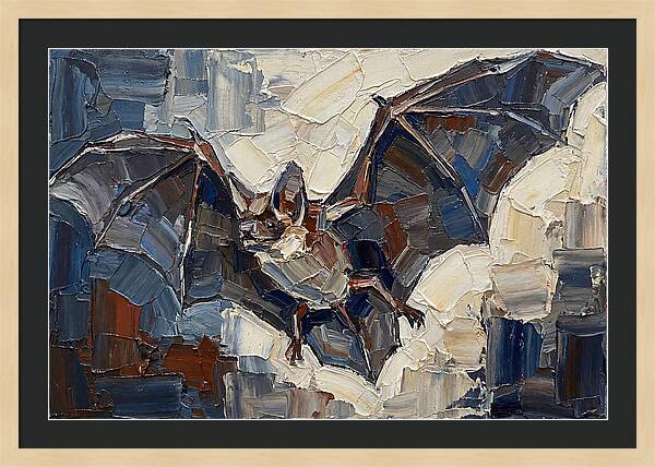 Bat In Abstract Blues