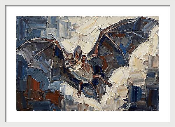 Bat In Abstract Blues