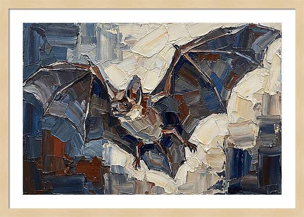 Bat In Abstract Blues
