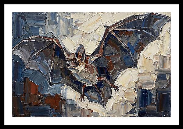 Bat In Abstract Blues