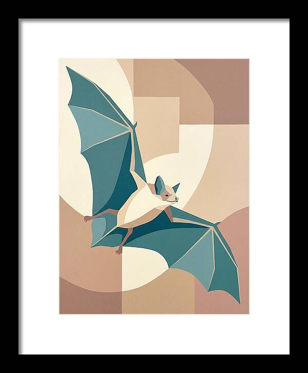 Bat In Flight