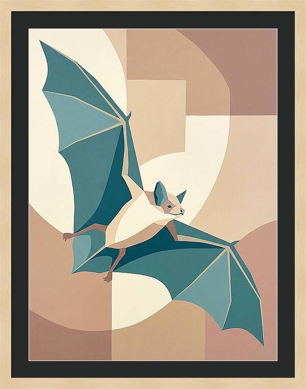 Bat In Flight