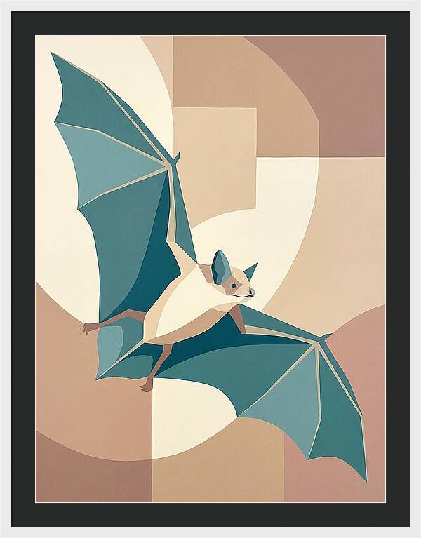 Bat In Flight