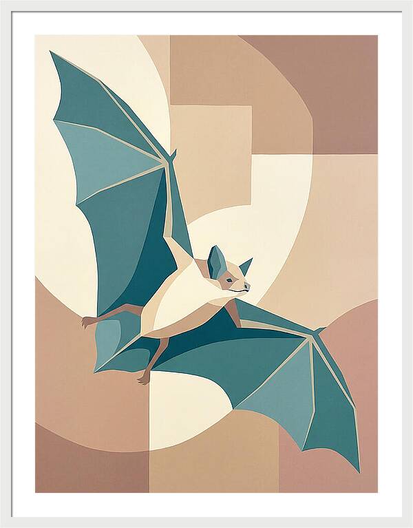Bat In Flight
