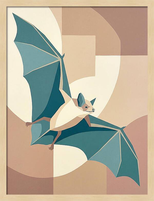 Bat In Flight