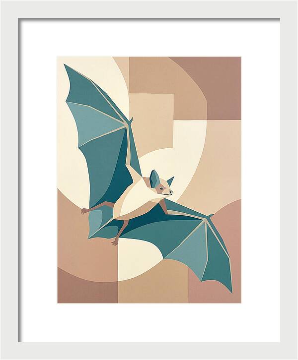 Bat In Flight