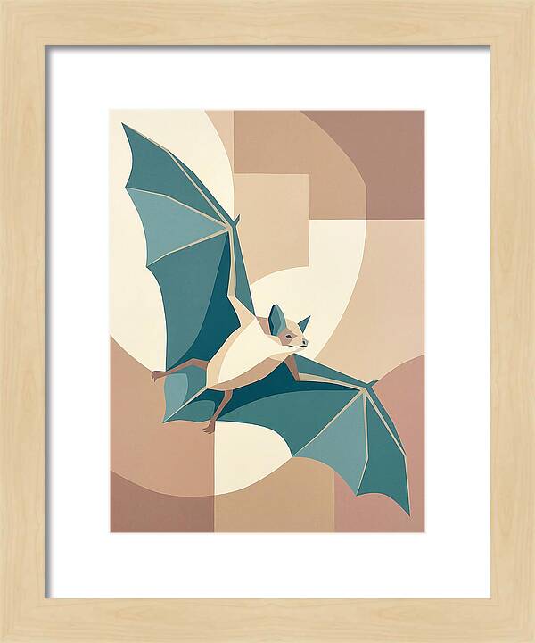 Bat In Flight