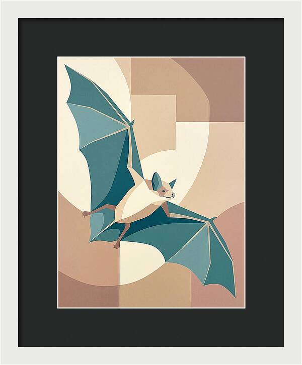 Bat In Flight