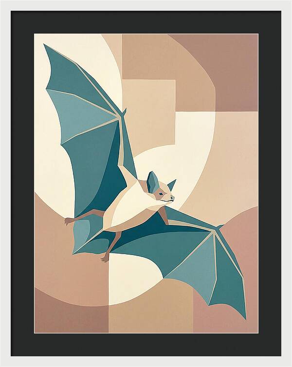 Bat In Flight
