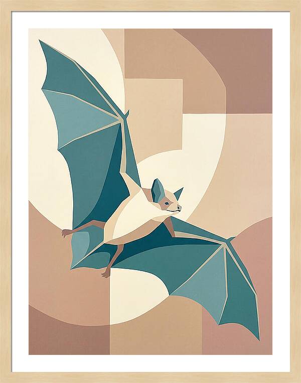 Bat In Flight