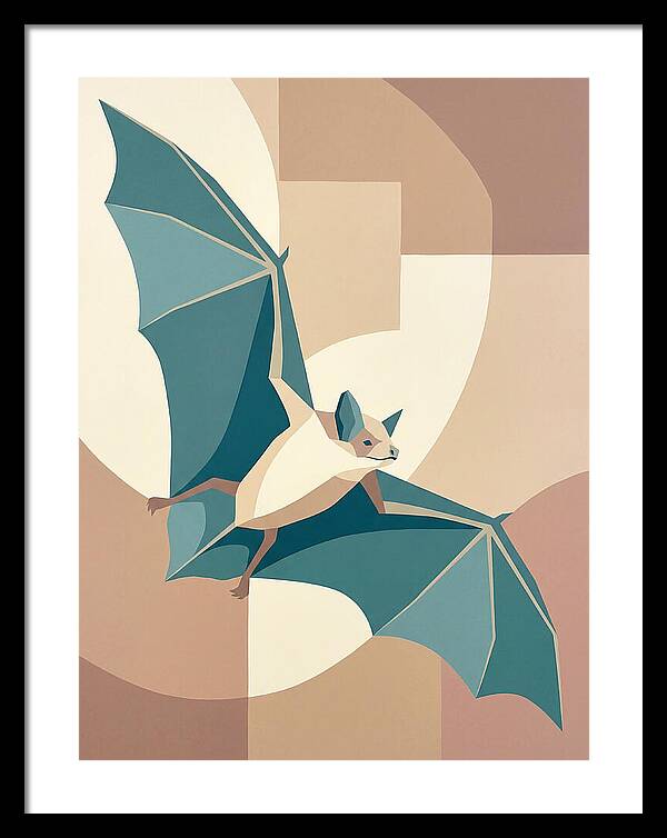 Bat In Flight