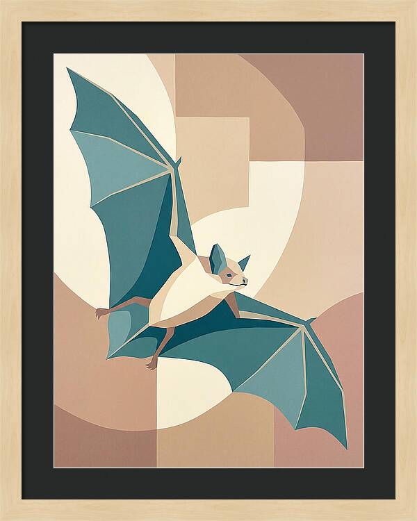 Bat In Flight