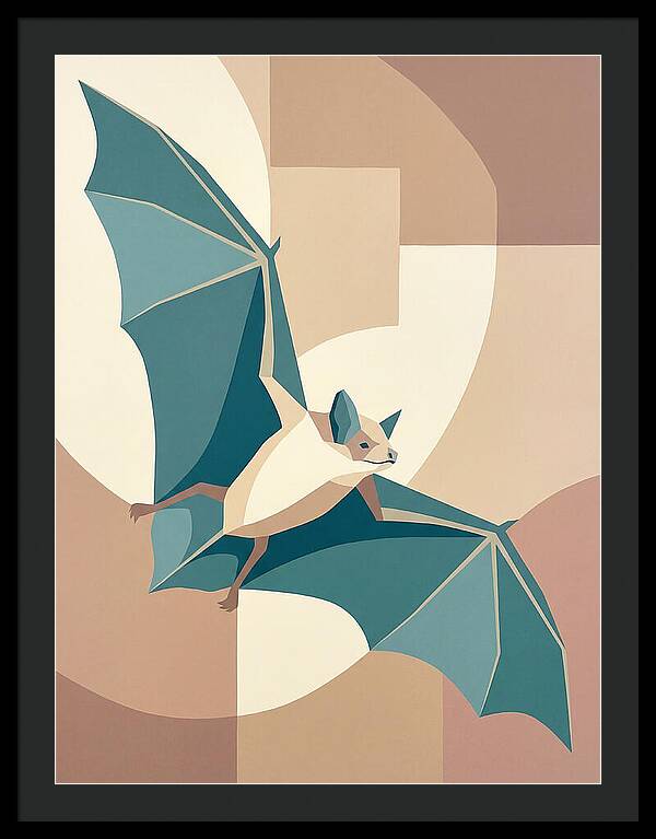 Bat In Flight