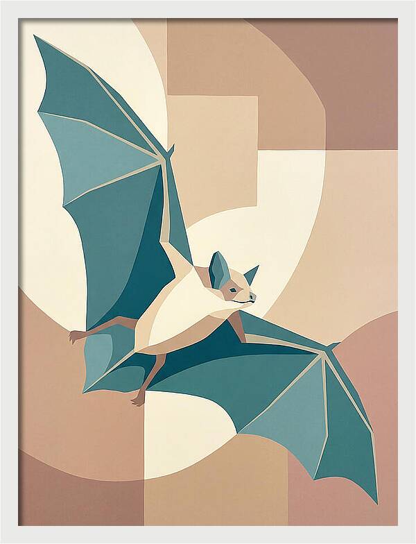 Bat In Flight
