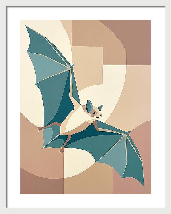 Bat In Flight