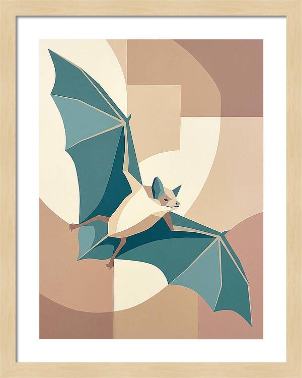 Bat In Flight