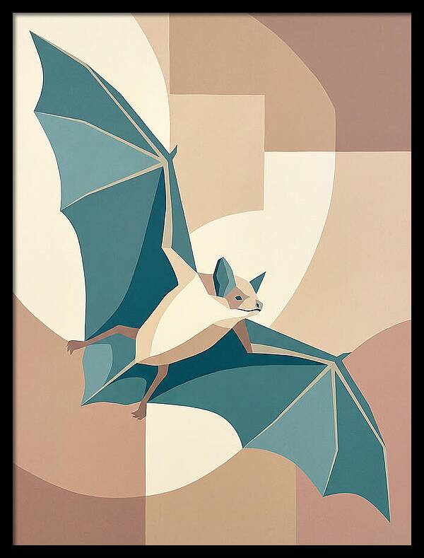 Bat In Flight