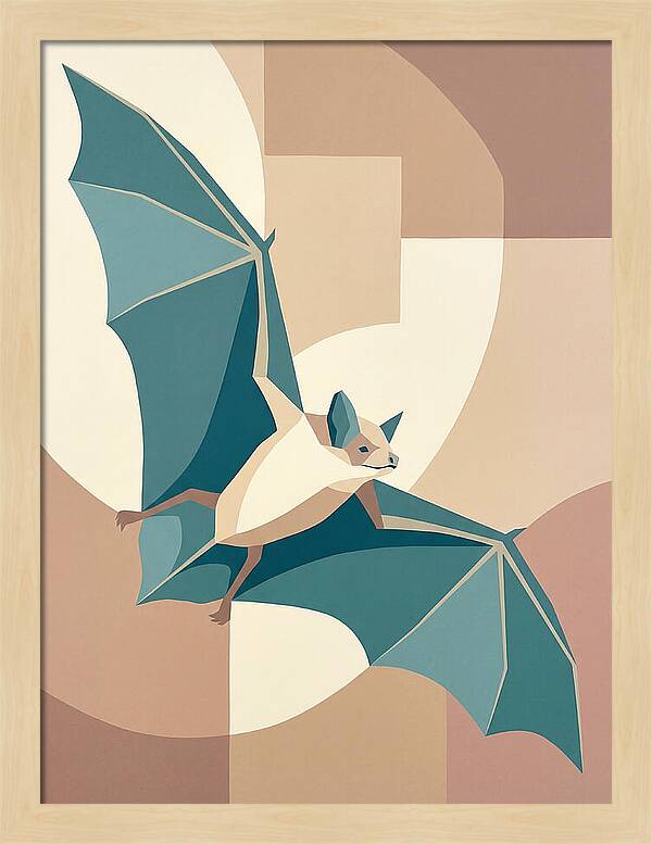 Bat In Flight