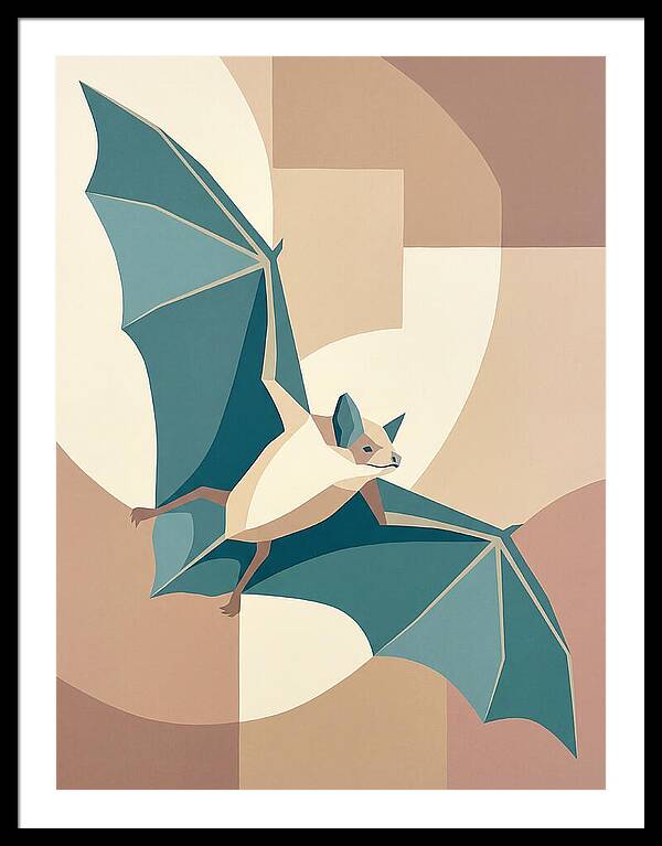 Bat In Flight