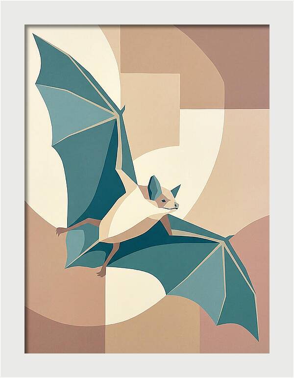 Bat In Flight
