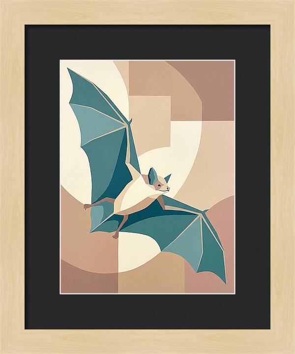 Bat In Flight