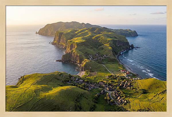 Batanes From Above At Golden Hour