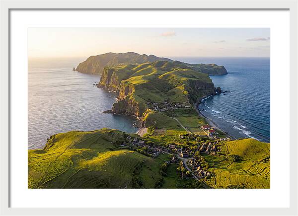Batanes From Above At Golden Hour