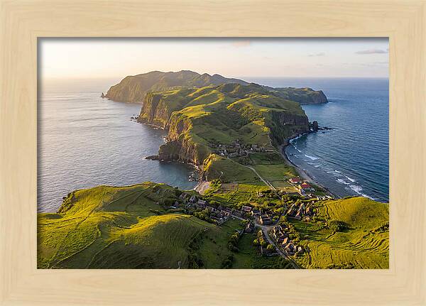Batanes From Above At Golden Hour